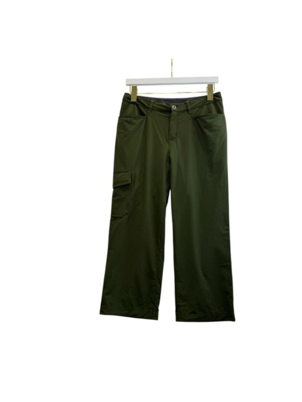 Patagonia Rock Craft Capri Pants Olive Green Climbing Hiking Women’s Size 6